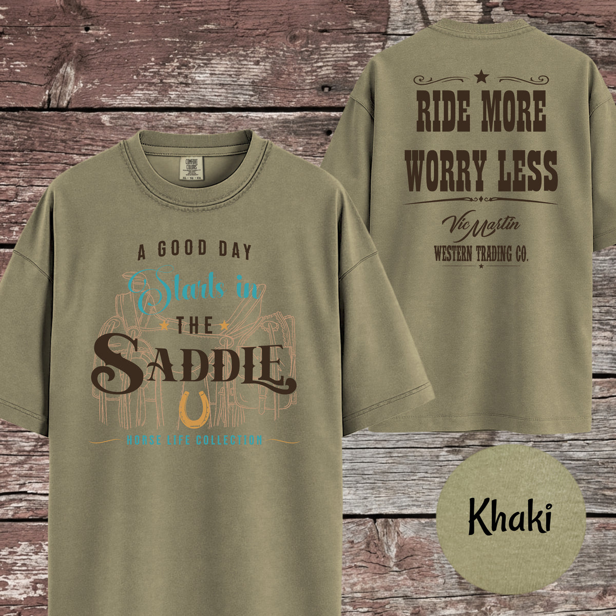 A Good Day Starts In The Saddle T-Shirt
