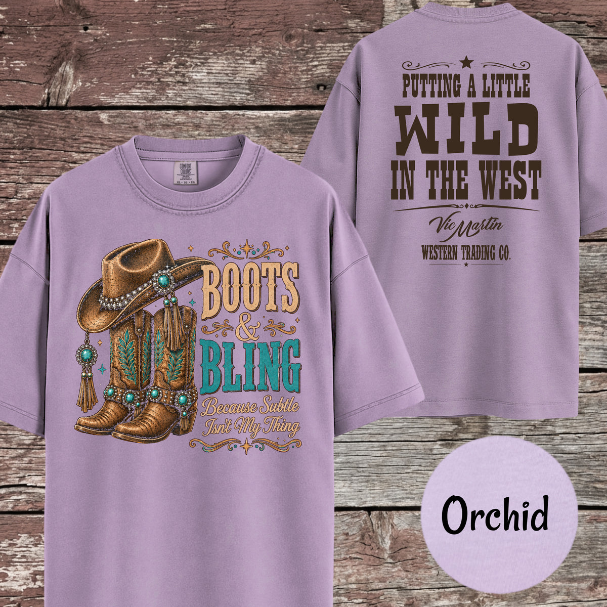 Boots & Bling Because Subtle Isn't My Thing T-Shirt