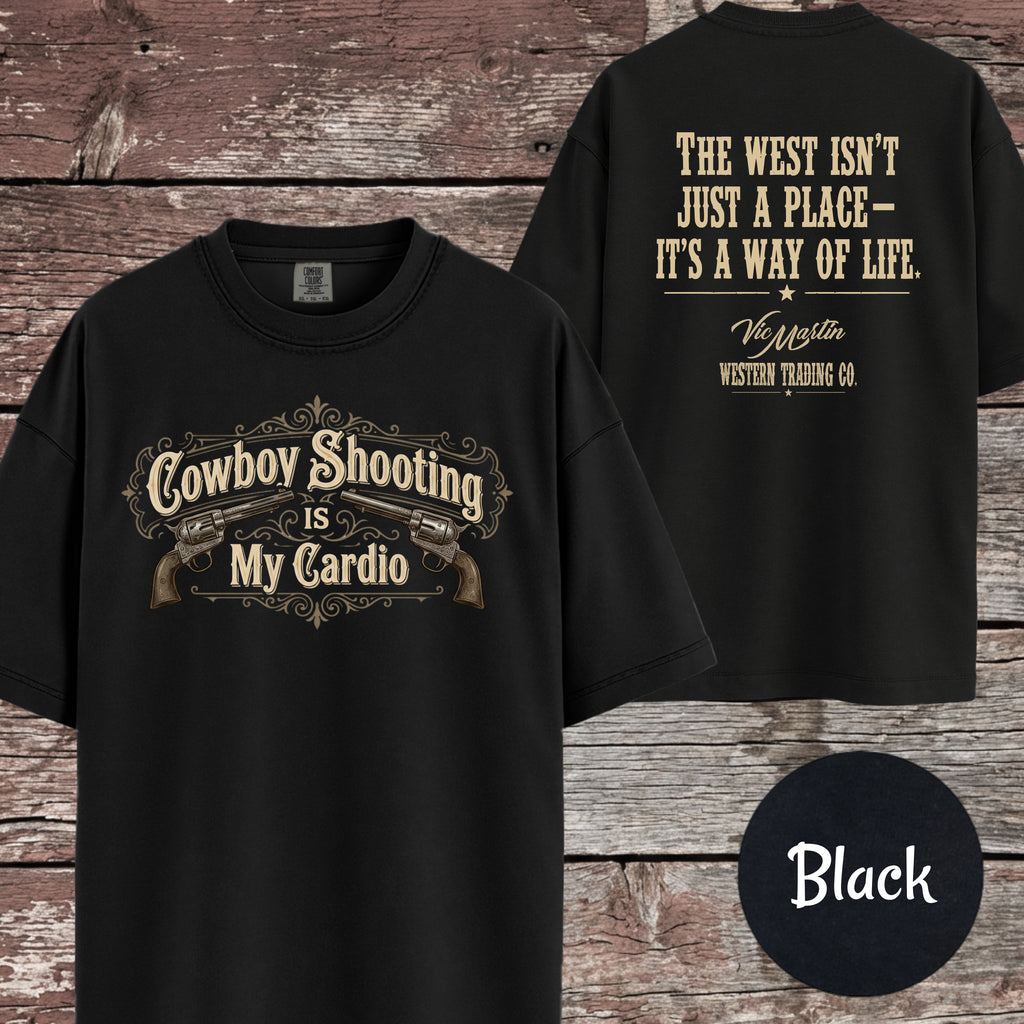 Cowboy Shooting Is My Cardio Comfort Colors T-Shirt