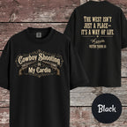 Cowboy Shooting Is My Cardio Comfort Colors T-Shirt