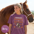 Horses, Hoodies & Hayrides Comfort Colors T-Shirt
