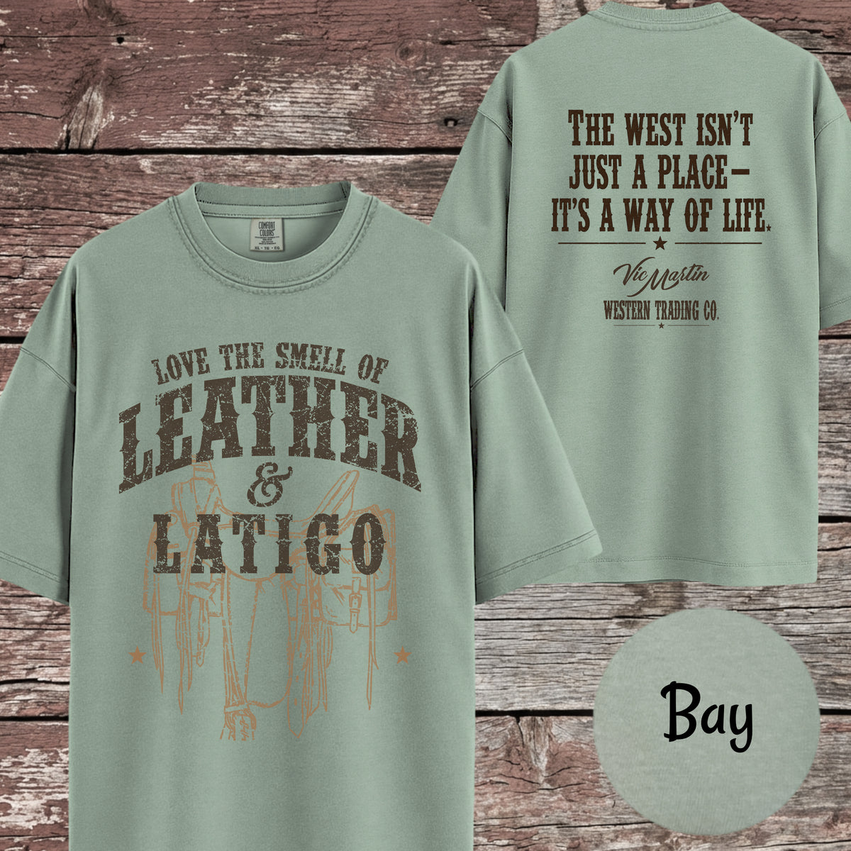 Love the Smell of Leather & Latigo Comfort Colors T-Shirt
