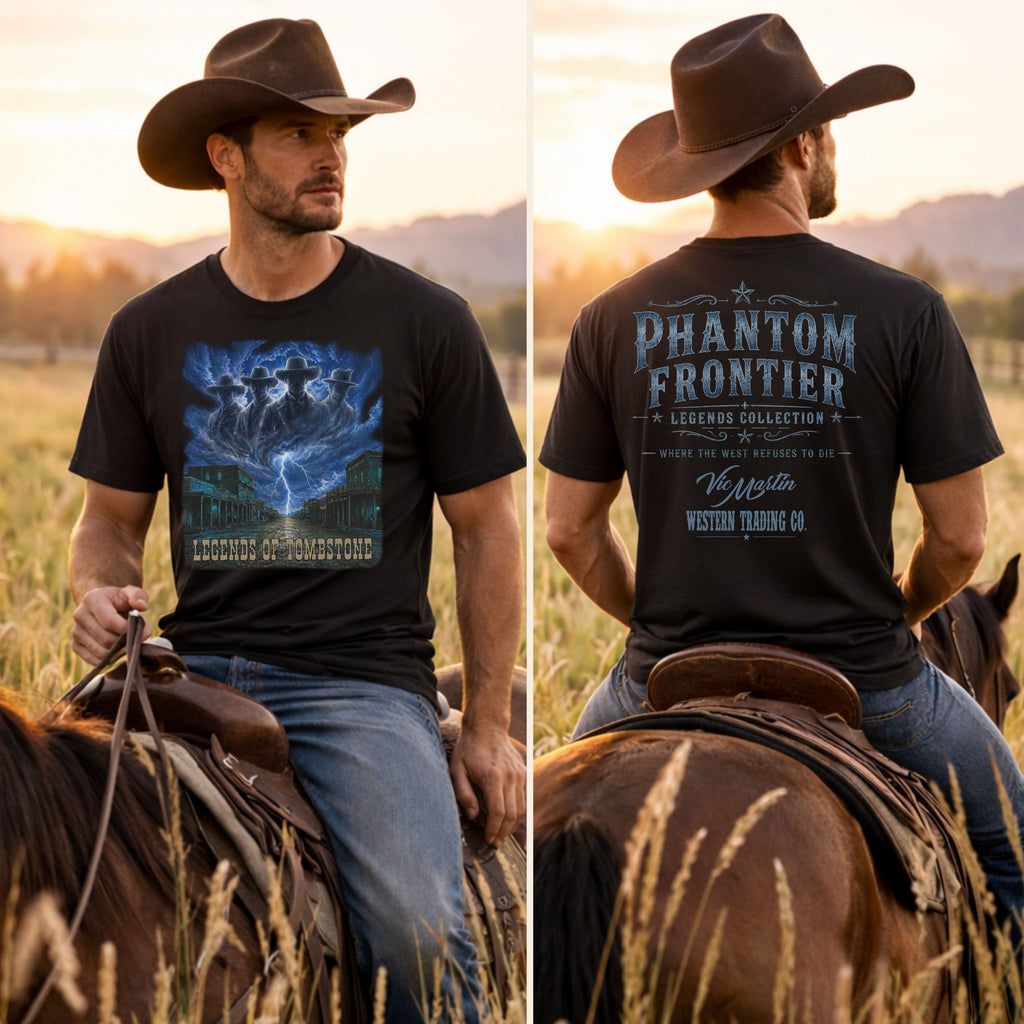 Legends of Tombstone Shirt Western Graphic T-Shirt