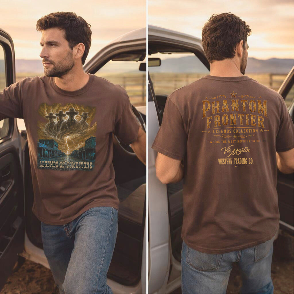 Legends of Tombstone Shirt Western Graphic T-Shirt