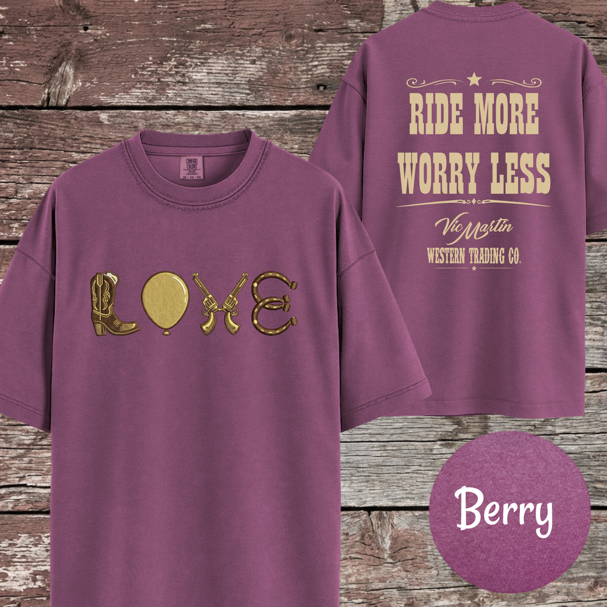 Mounted Shooter Love T-shirt