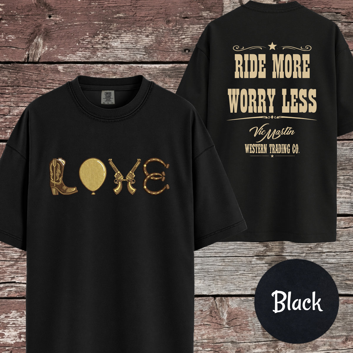 Mounted Shooter Love T-shirt