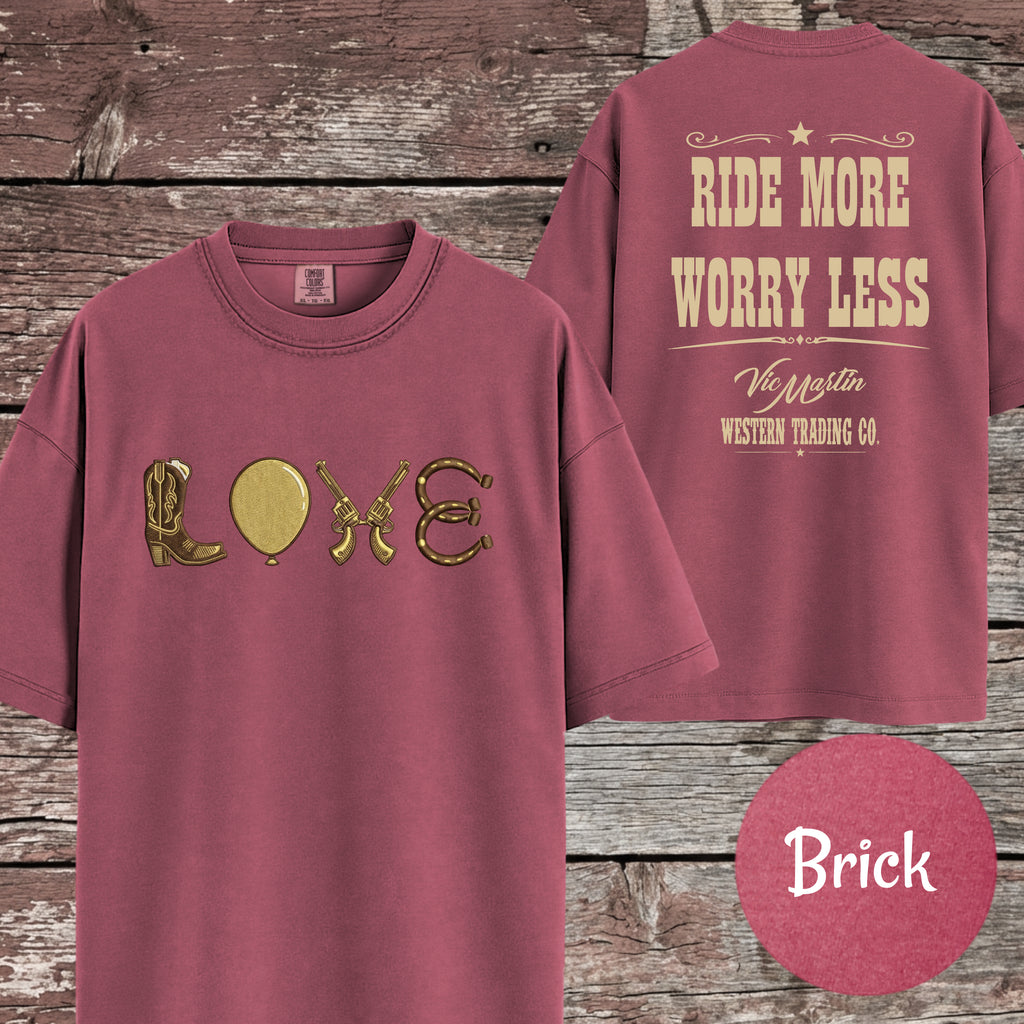 Mounted Shooter Love T-shirt