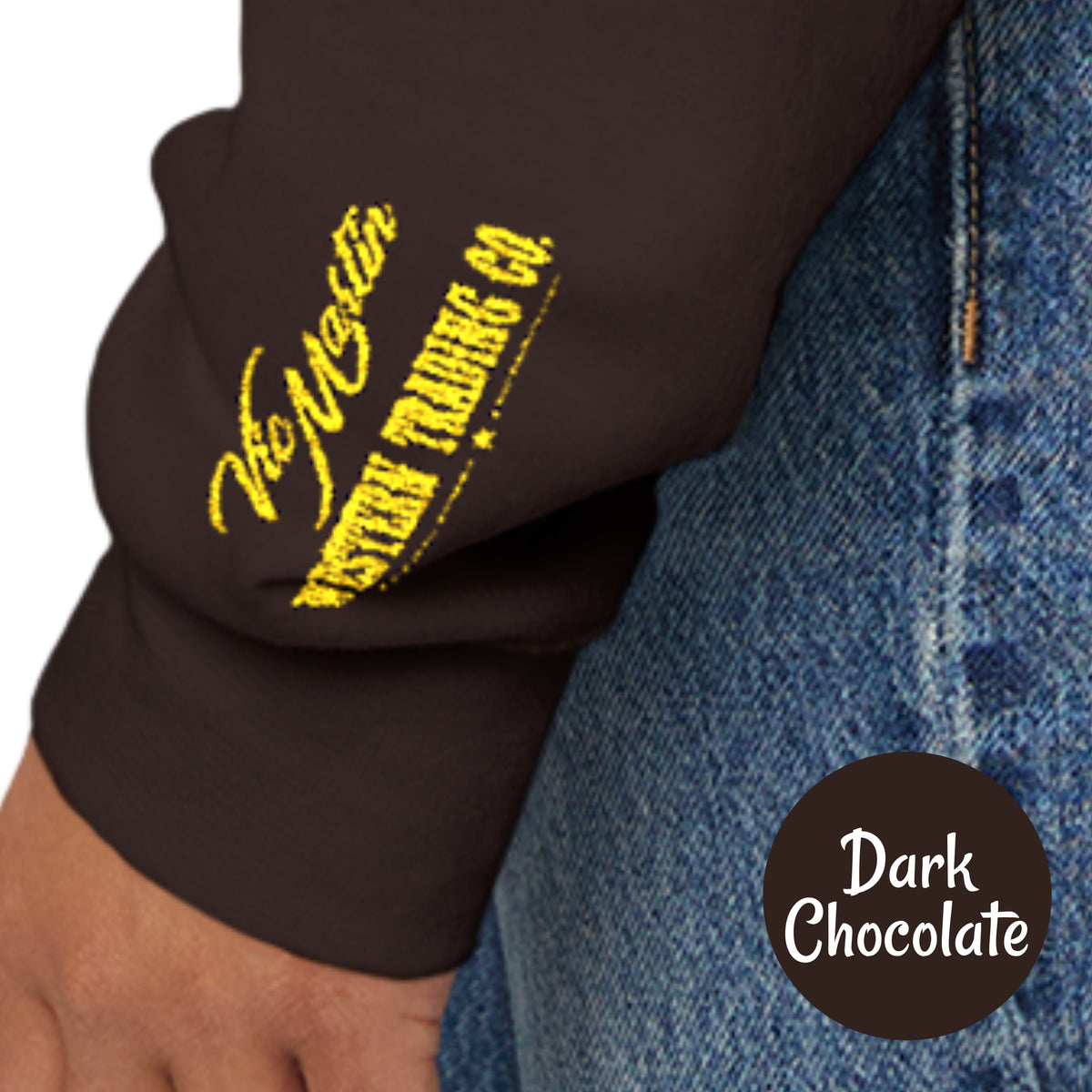 EMBROIDERED Mounted Shooting LOVE Crewneck Sweatshirt