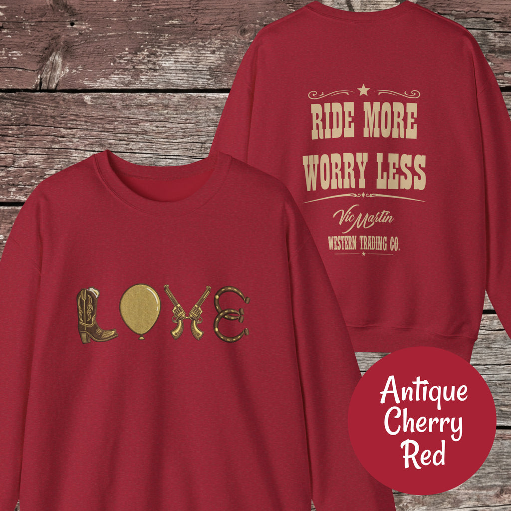 Mounted Shooting LOVE Crewneck Sweatshirt