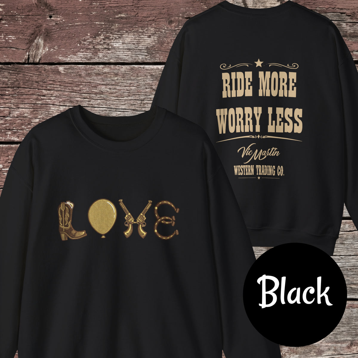 Mounted Shooting LOVE Crewneck Sweatshirt