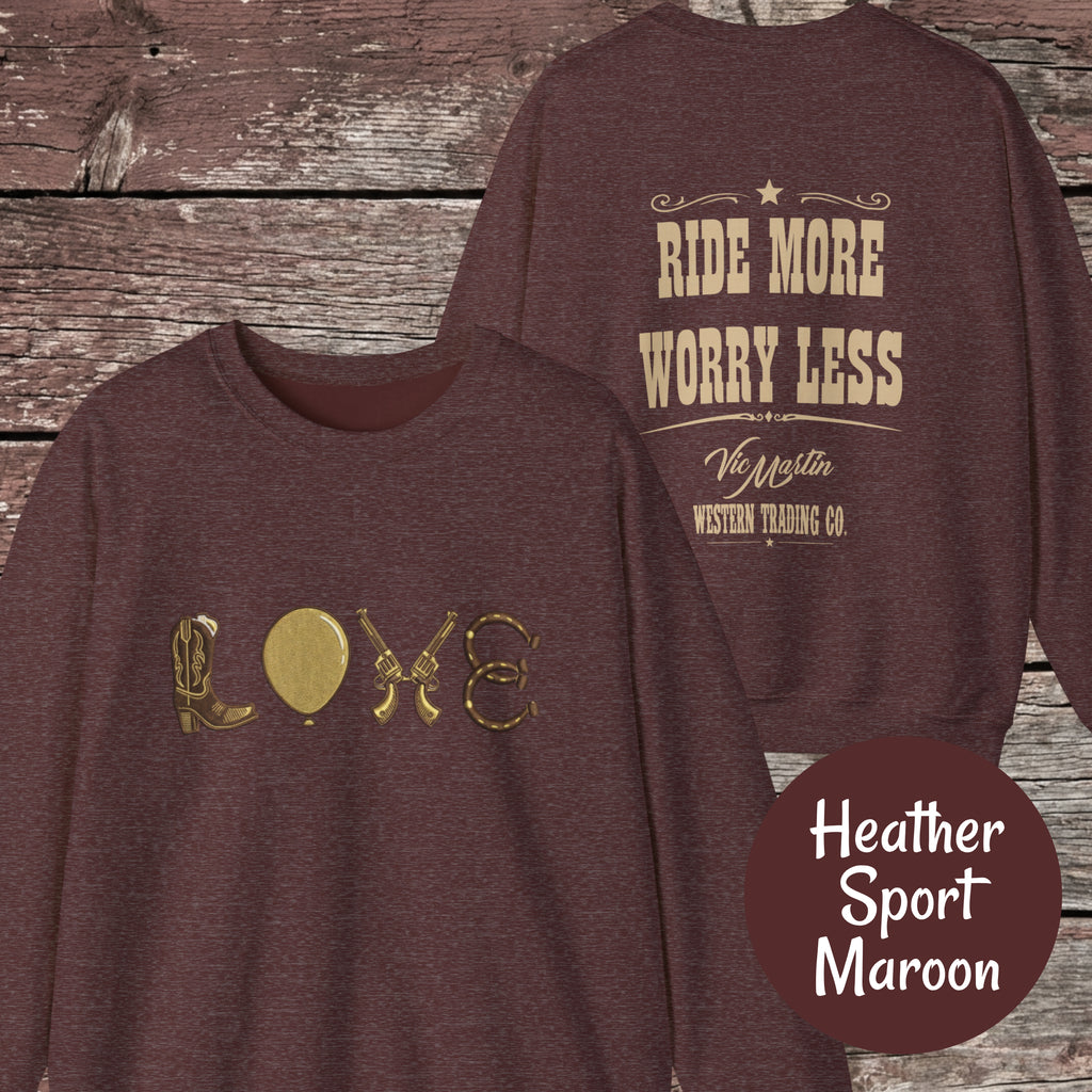 Mounted Shooting LOVE Crewneck Sweatshirt