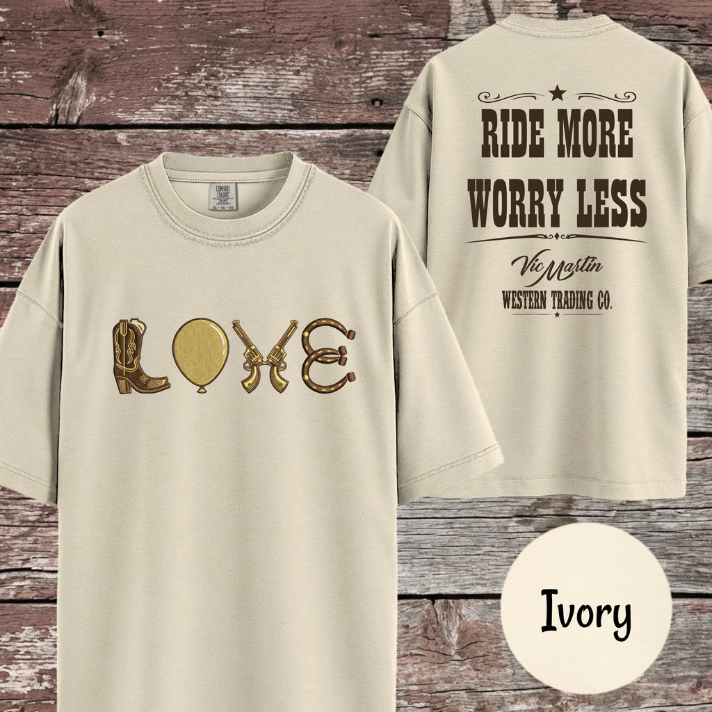 Mounted Shooter Love T-shirt