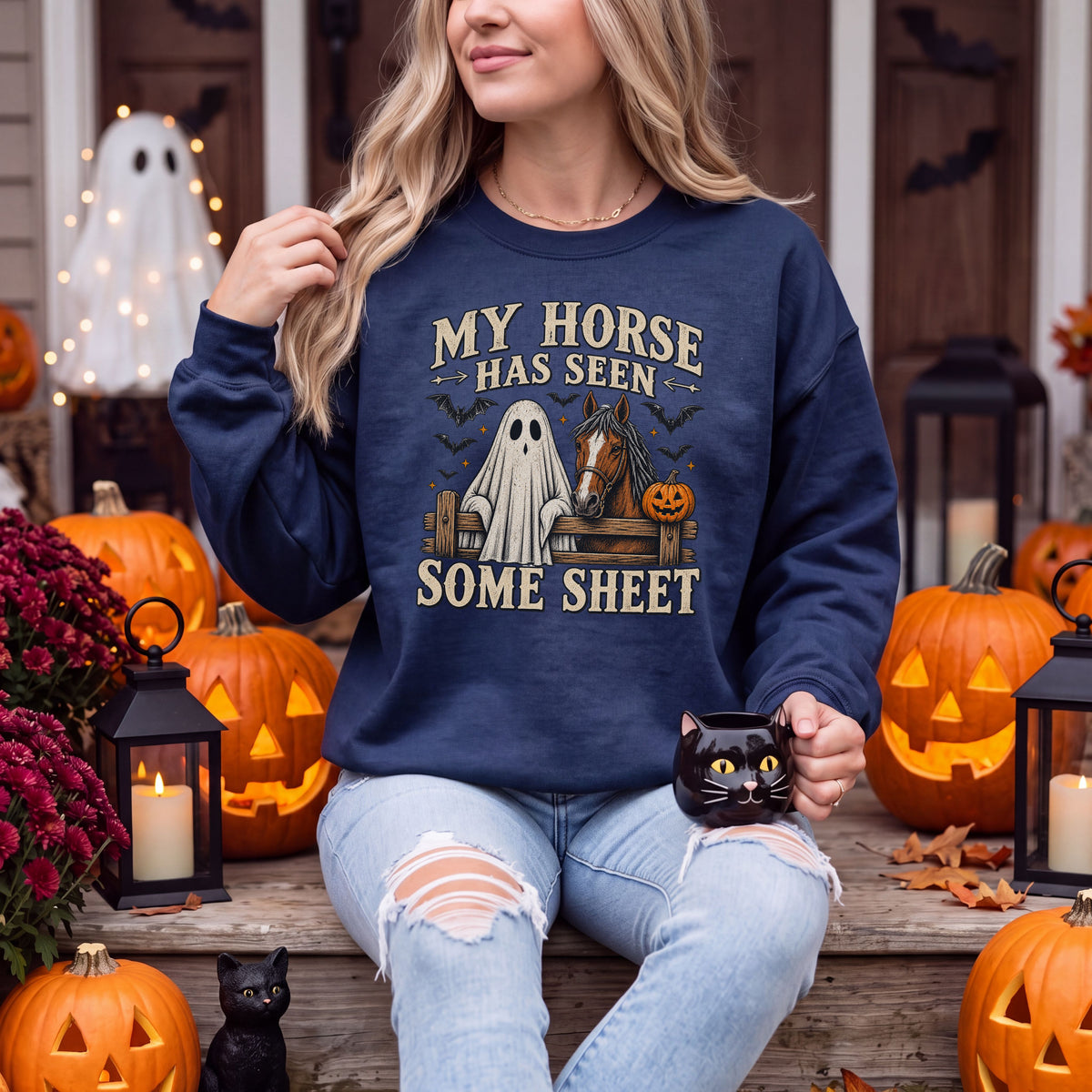 My Horse Has Seen Some Sheet Crewneck Sweatshirt