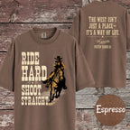 Matching Cowboy Shirt, Ride Hard Shoot Straight T-Shirt