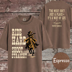 Matching Cowgirl Shirt, Ride Hard Shoot Straight T-Shirt