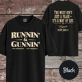 Runnin & Gunnin, No Misses No Mercy Mounted Shooting T-Shirt