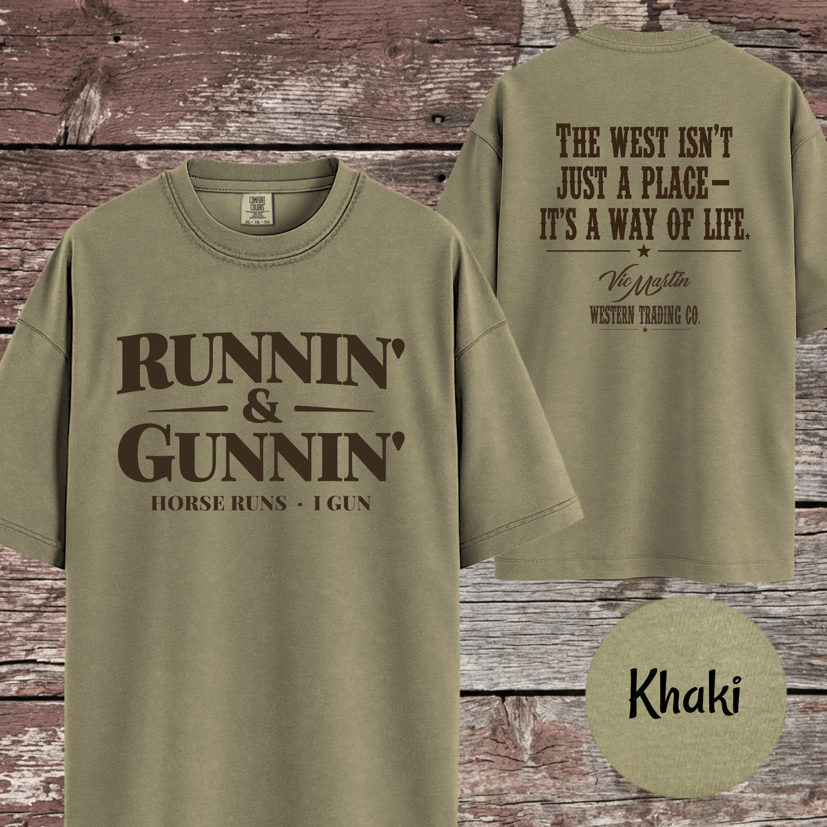 Runnin & Gunnin Shirt, Horse Runs I Gun Mounted Shooting T-Shirt