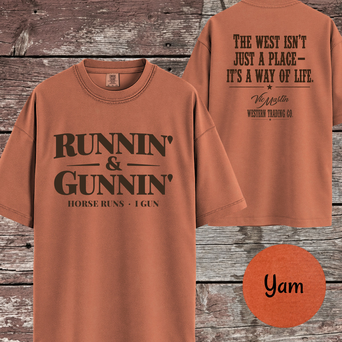 Runnin & Gunnin Shirt, Horse Runs I Gun Mounted Shooting T-Shirt
