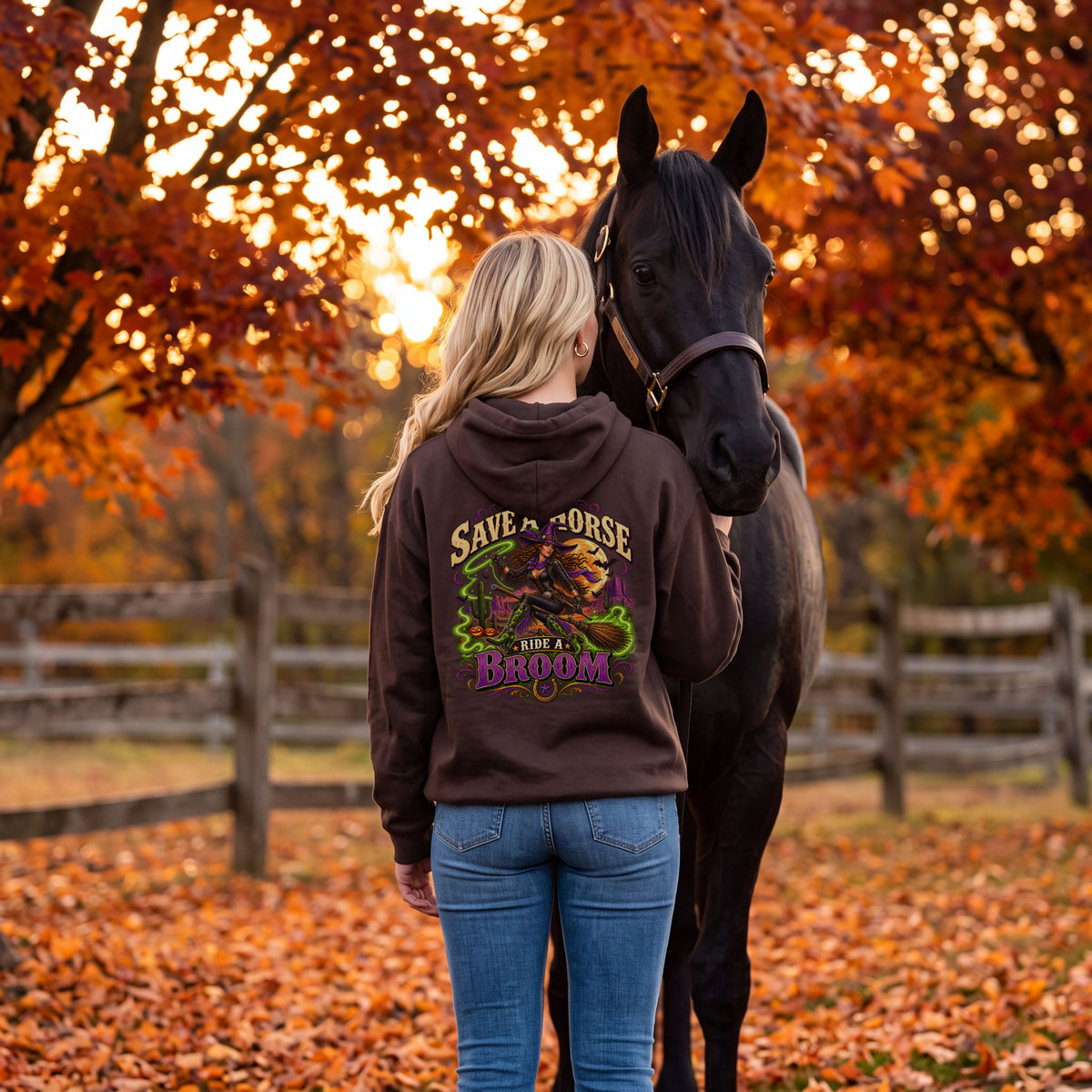 Save a Horse, Ride a Broom Hoodie
