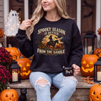 Spooky Season Is Better from the Saddle Crewneck Sweatshirt