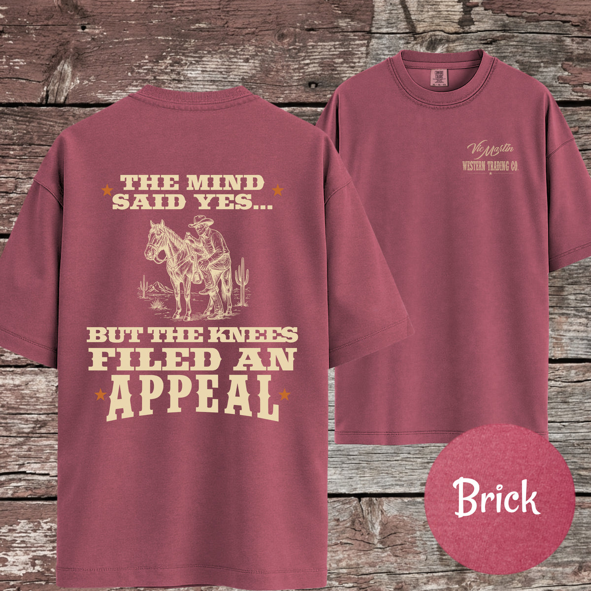 The Mind Said Yes... but the Knees Filed an Appeal T-Shirt