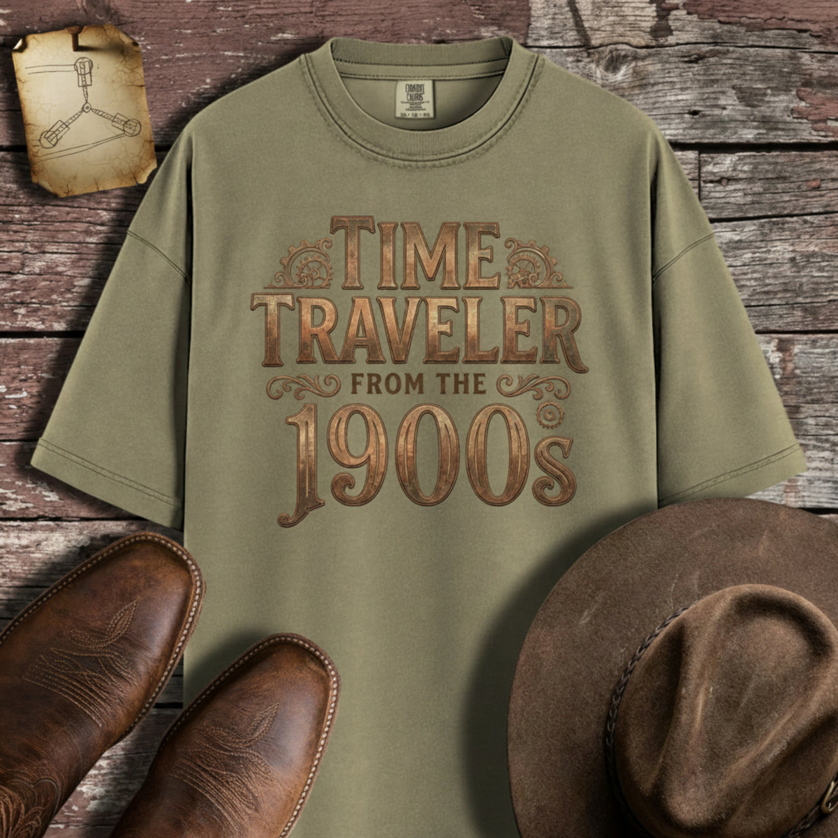 Time Traveler From the 1900s T shirt