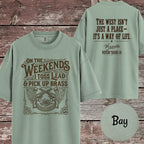 Cowboy Action On the Weekends I Toss Lead & Pick Up Brass T-Shirt
