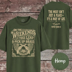 Cowboy Action On the Weekends I Toss Lead & Pick Up Brass T-Shirt