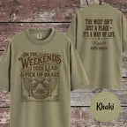 Cowboy Action On the Weekends I Toss Lead & Pick Up Brass T-Shirt