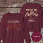 You'd Do It for Randolph Scott Vintage Western Crewneck